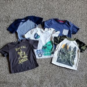 Lot of 5 Boys Shirts - 4T